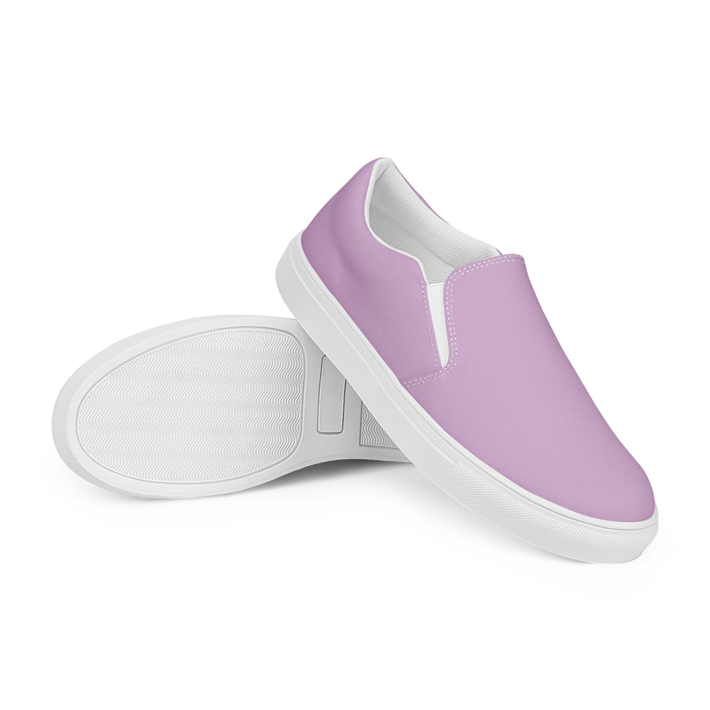 Lilac Women’s Slip-On Canvas Shoes to Match Our Retro Collection T-Shirts!