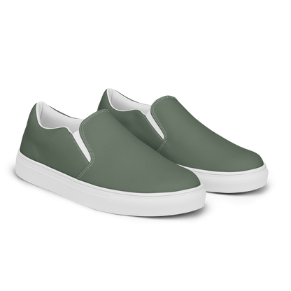Military Green Women’s Slip-On Canvas Shoes to Match Our Vintage Collection T-Shirts!