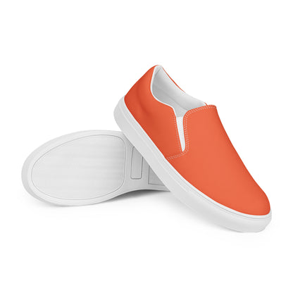 Orange Women’s Slip-On Canvas Shoes to Match Our Vintage Collection Hooded Sweatshirts!